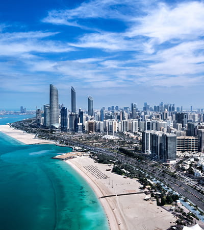 Abu Dhabi Skyline Image - Desktop