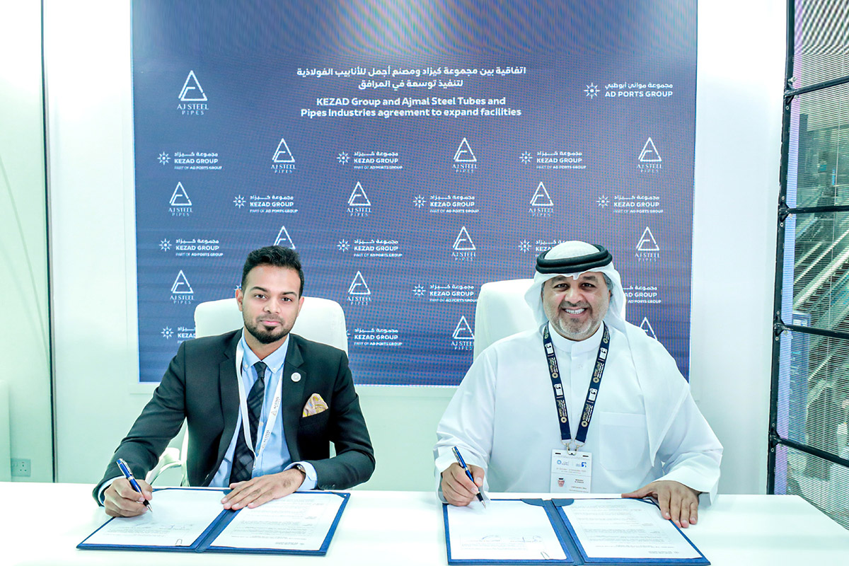 AJ Steel Sign Agreement with KEZAD Group to Expand Operations in Abu Dhabi